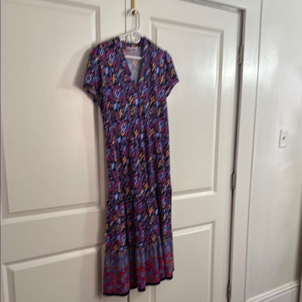 Jude Connally Purple and Blue Casual Sundress